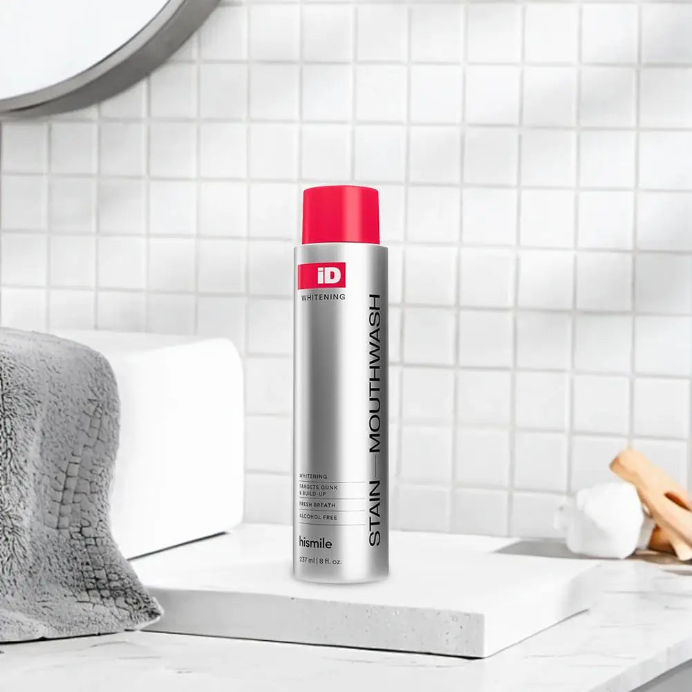 Bain de Bouche Blanchissant Hismile ID | Nettoyage Profond | Élimine les Taches | Haleine Fraîche | Soin Quotidien