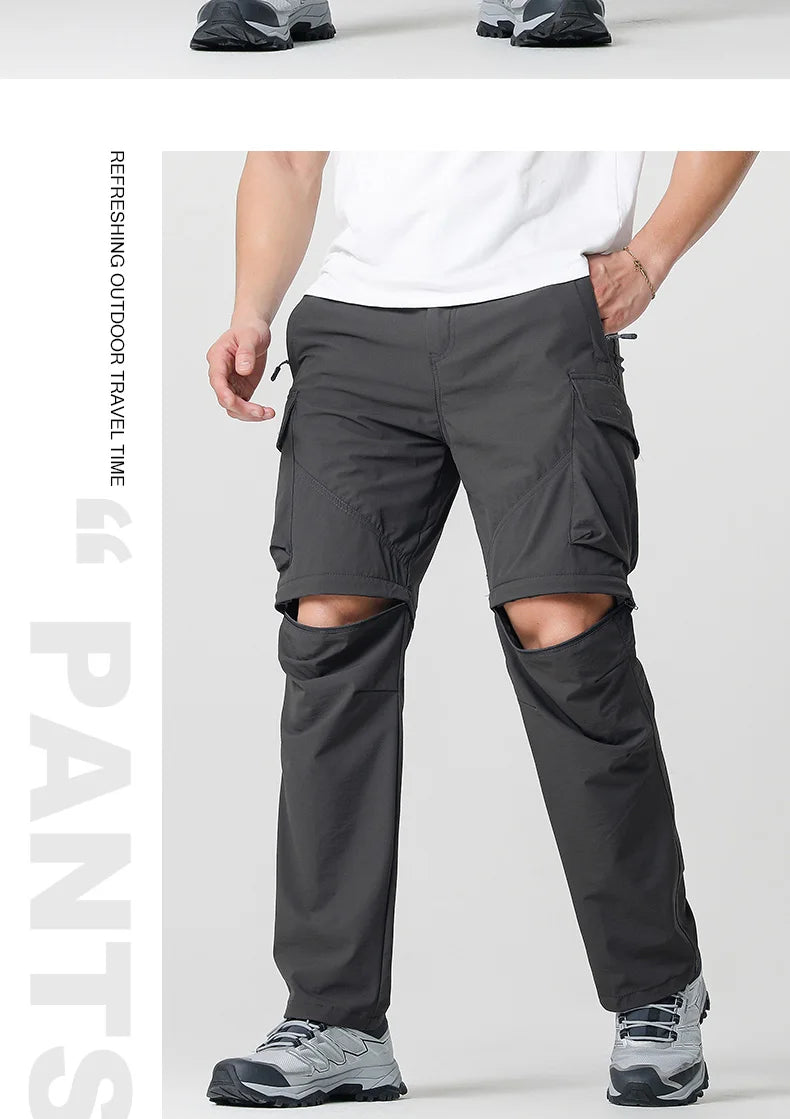 Pantalon cargo léger pour homme | Nylon et élasthanne