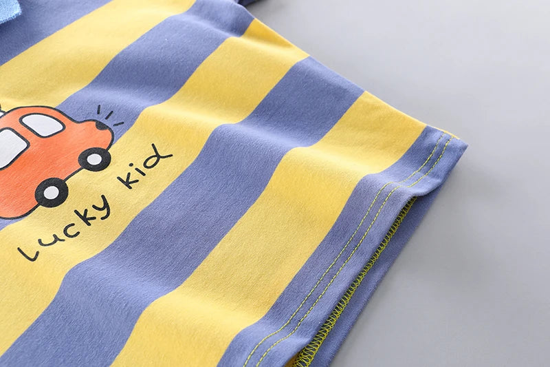 Ensemble Polo & Short Jean Garçon | Haute Qualité | 2 Pièces Été | Mode Enfant & Fille