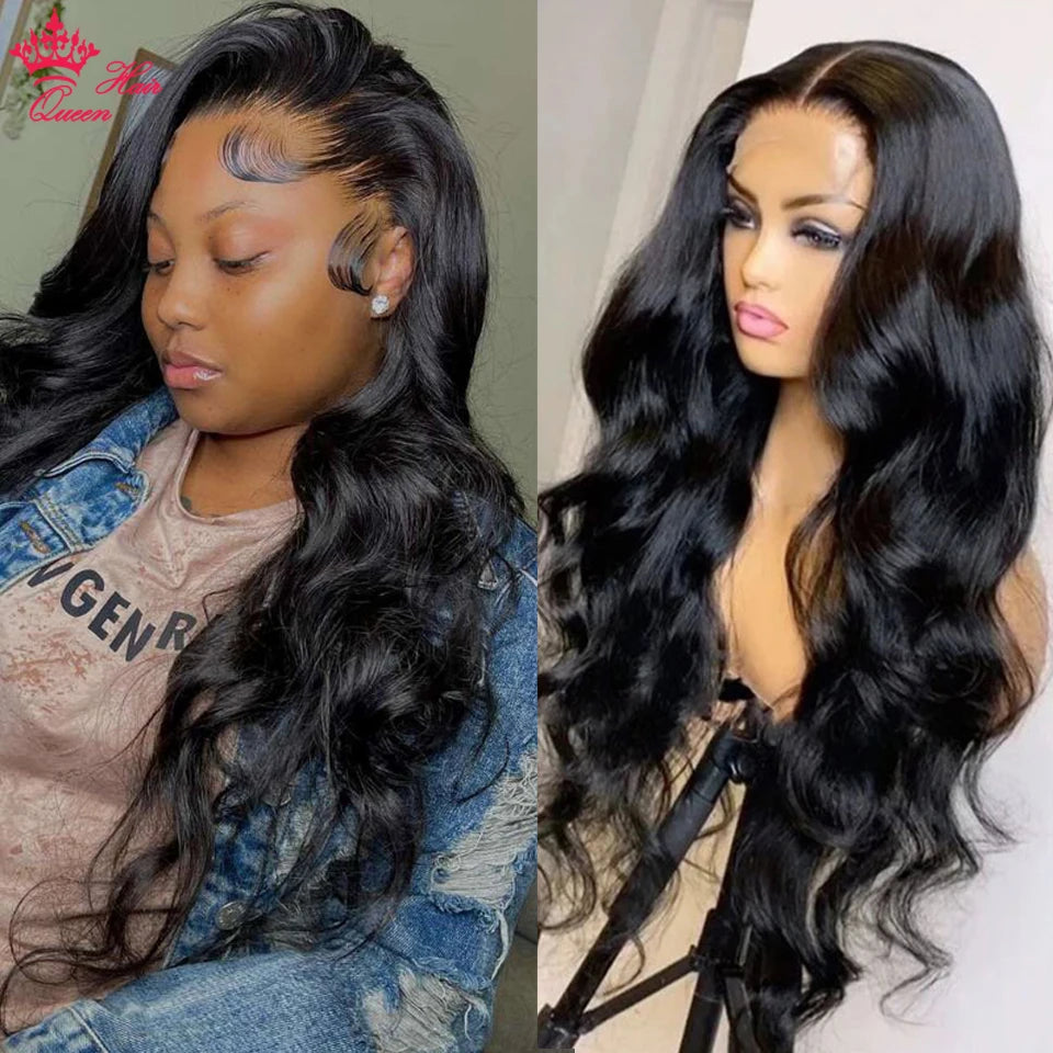 Queen Hair Real HD Invisible Wig 13x6 13x4 5x5 6x6 7x7 Undetectable Lace 100% Raw Human Hair Wigs Body Wave / Straight