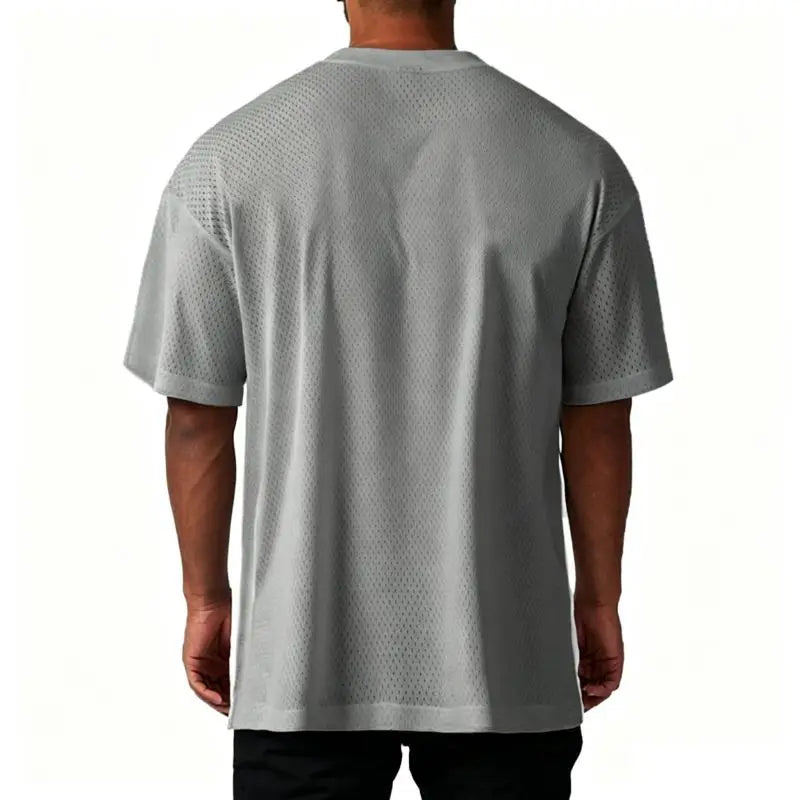 T-shirt uni en jersey pour homme | Polyester et élasthanne