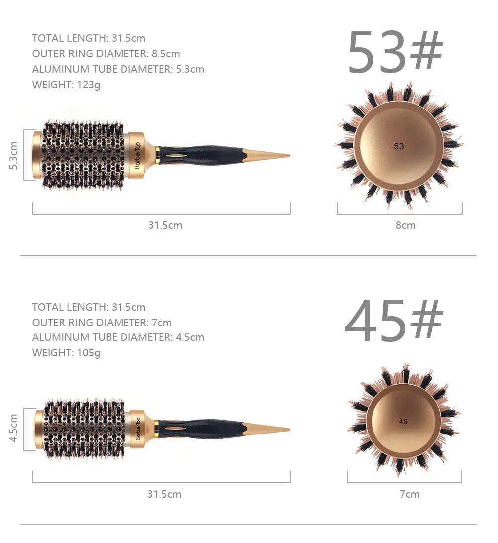Peigne Coiffure Salon Antistatique | Coiffage Boucles | Brosse Cheveux Mouillés Bouclés | Outil Coiffure Femme