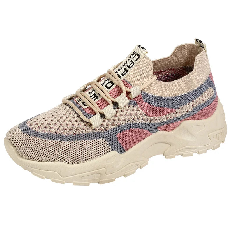 Sneakers Chunky Femme 2025 | Mesh Respirant Semelle Souple | Running & Sport Casual Printemps-Automne