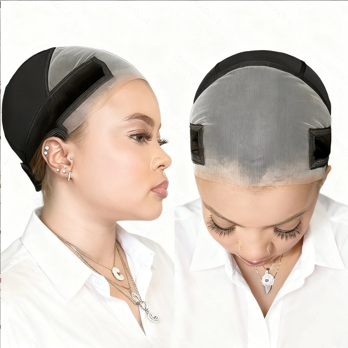 1pcs Wig Caps Ultra Soft & Breathable & Stretchable, Wig Cap with Grip Band That Is Anti-Slip & Features Adjustable Closure