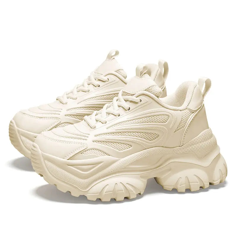Sneakers Chunky Femme Tendance | Semelle Plateforme Respirante | Rehaussante | Printemps-Automne
