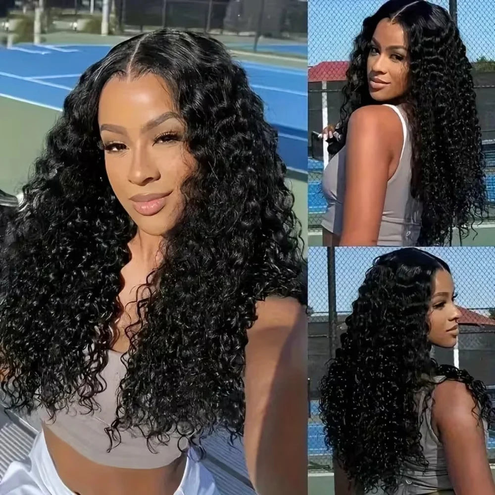 Human Hair Wigs 13x4 Deep Wave Frontal Wig Lace Wig 13x6 Human Hair 200 Density Human Hair Wig Curly Lace Front Human Hair Wig