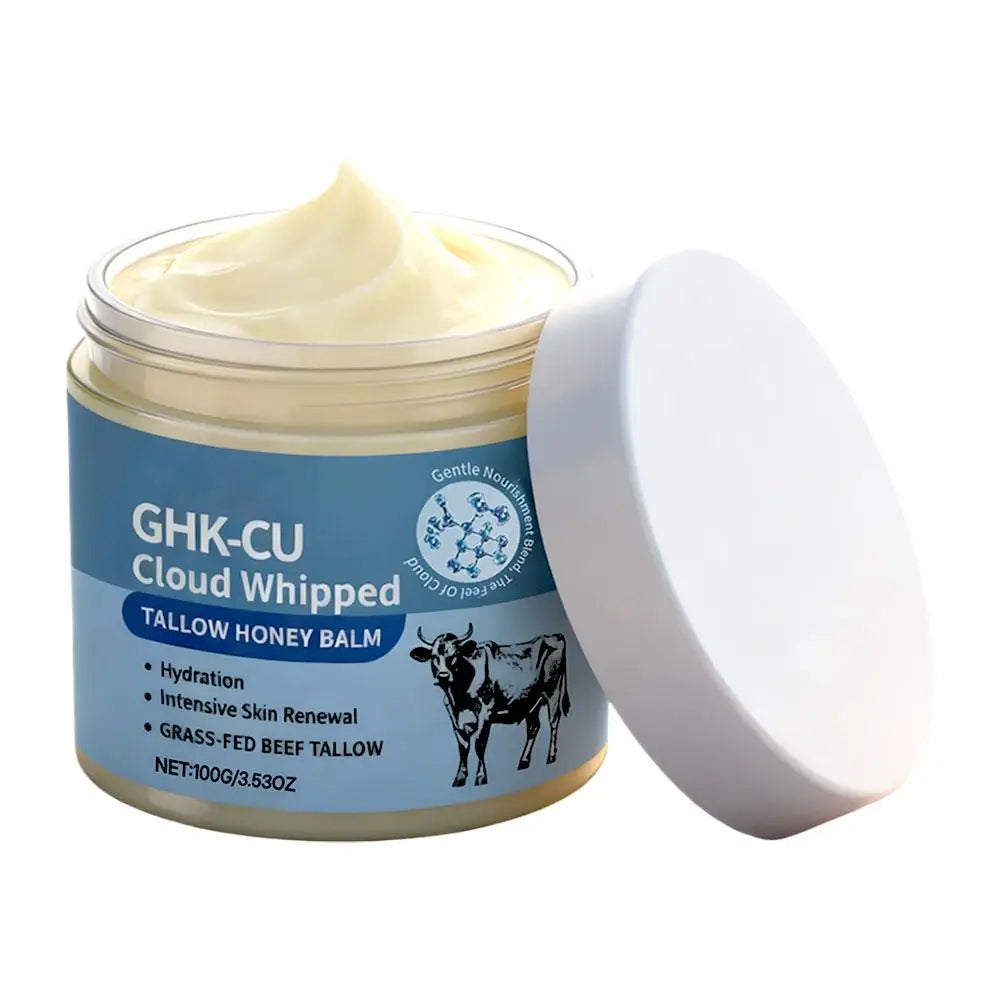 Tallow Skincare Cream Collagen Firm Skin Honey Deep Hydration & Barrier Repair Cream Improve Dry Body Lotion Korean Skincare