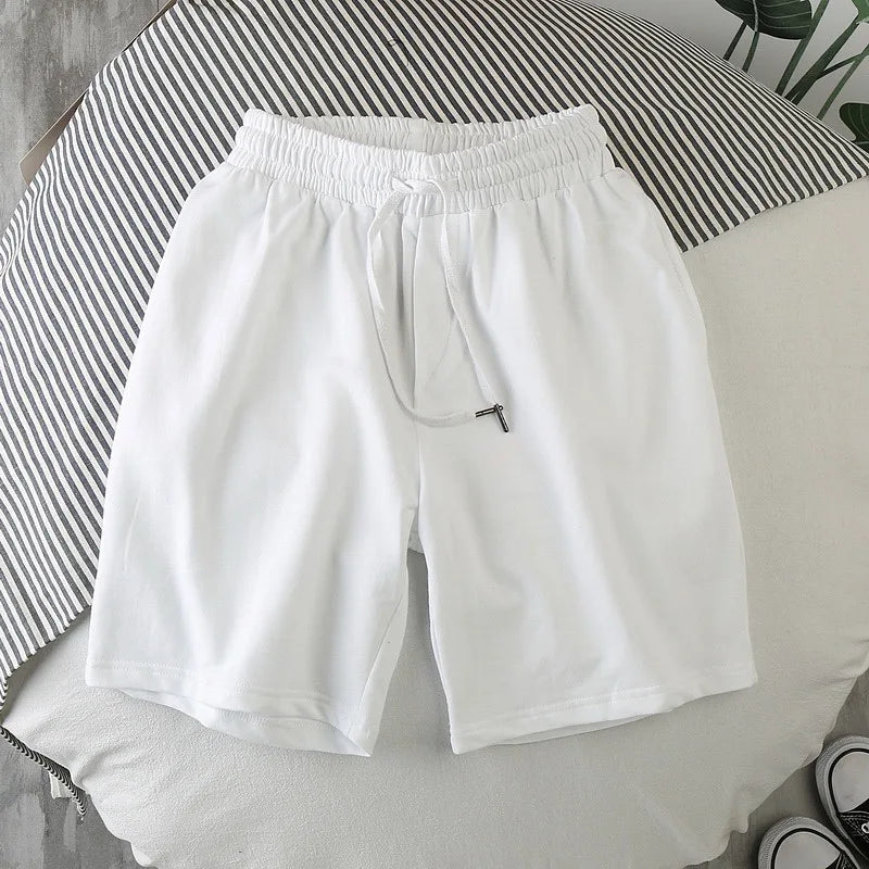 Short uni en polyester pour homme | Style décontracté