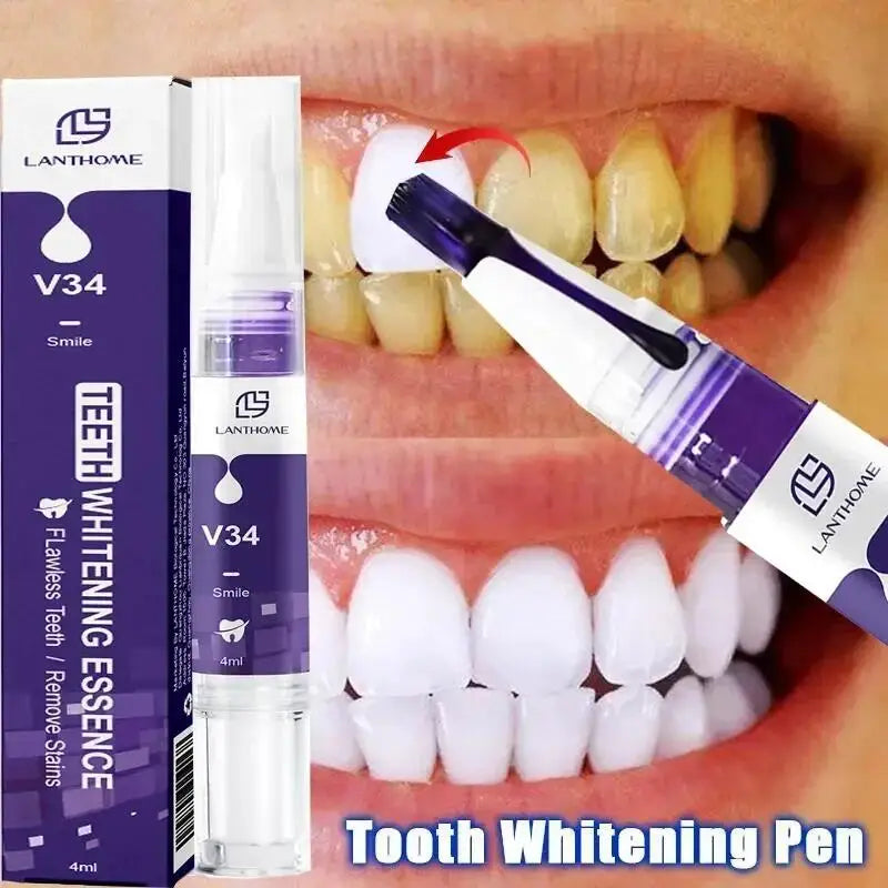 Dentifrice Blanchissant Violet V34 | Élimine Plaque & Taches | Haleine Fraîche | Hygiène Dentaire
