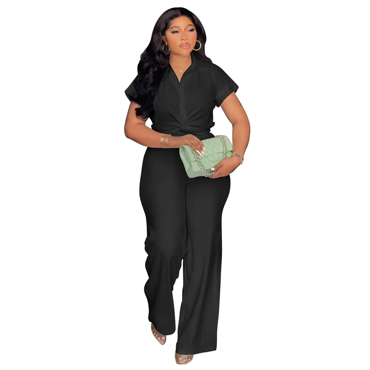 2 Piece Women Sets 2025 New Arrival Plus Size Summer Matching Sets Print Two Pieces Sets Top Pants Suits Outfits Clothing