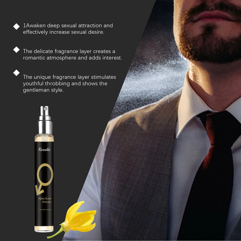 Parfum Phéromone Séducteur Homme | Attire la Femme | Fragrance Charmante Flirt & Rendez-vous | Spray Corps Longue Tenue 2026
