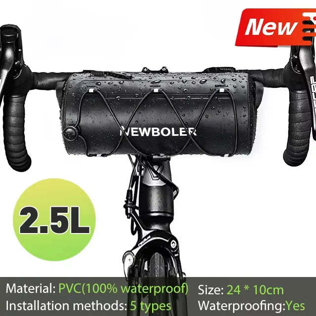 NEWBOLER New Handlebar Bag Bicycle Bags Frame Pannier Bag Multifunction Portable Shoulder Bag Bike Accessory