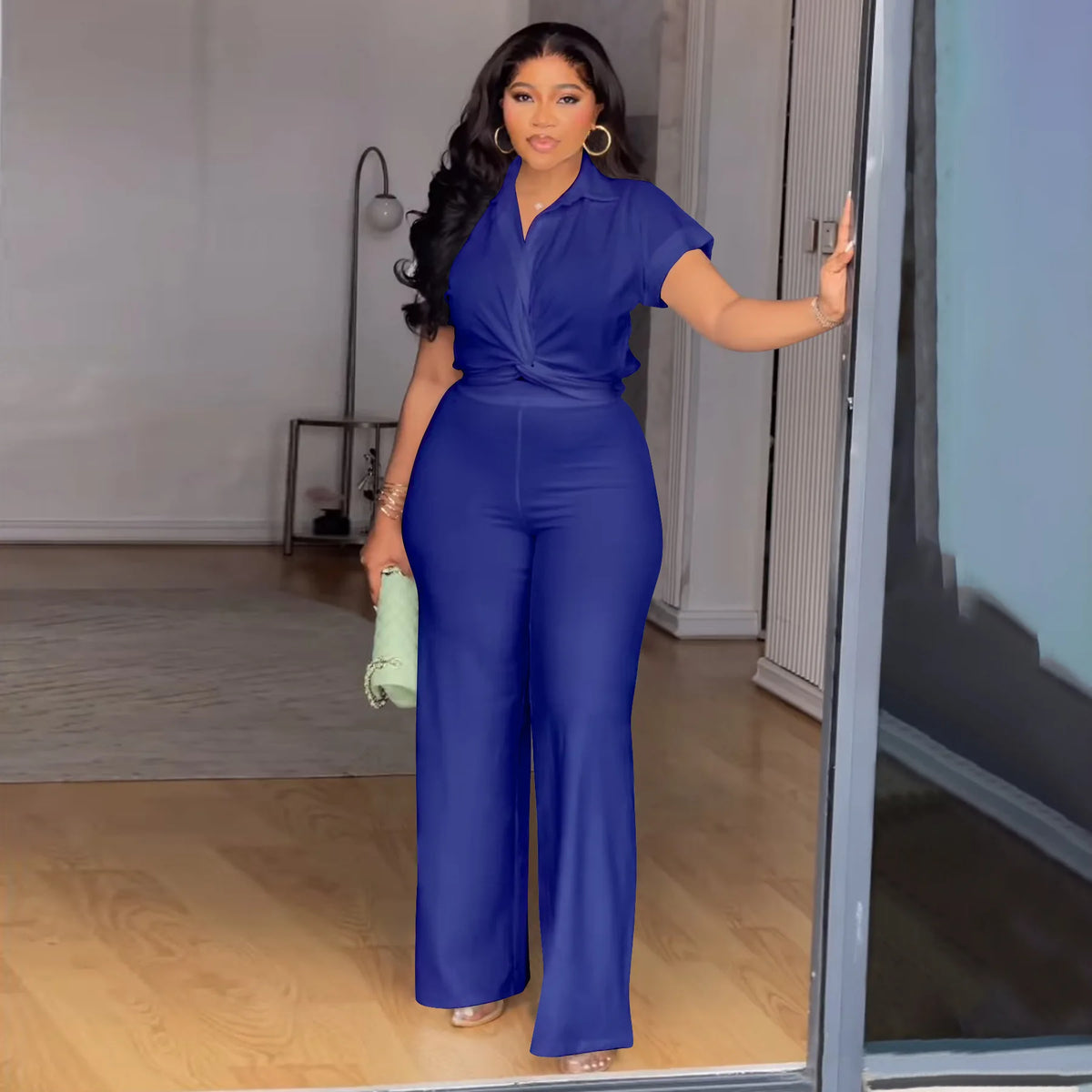 2 Piece Women Sets 2025 New Arrival Plus Size Summer Matching Sets Print Two Pieces Sets Top Pants Suits Outfits Clothing