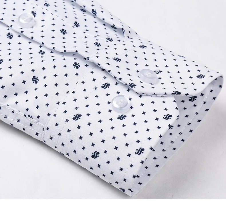2026 Long Sleeve Shirt Men's Tops for Men Men's Clothing White Shirt Men's Fashion Clothing Trends