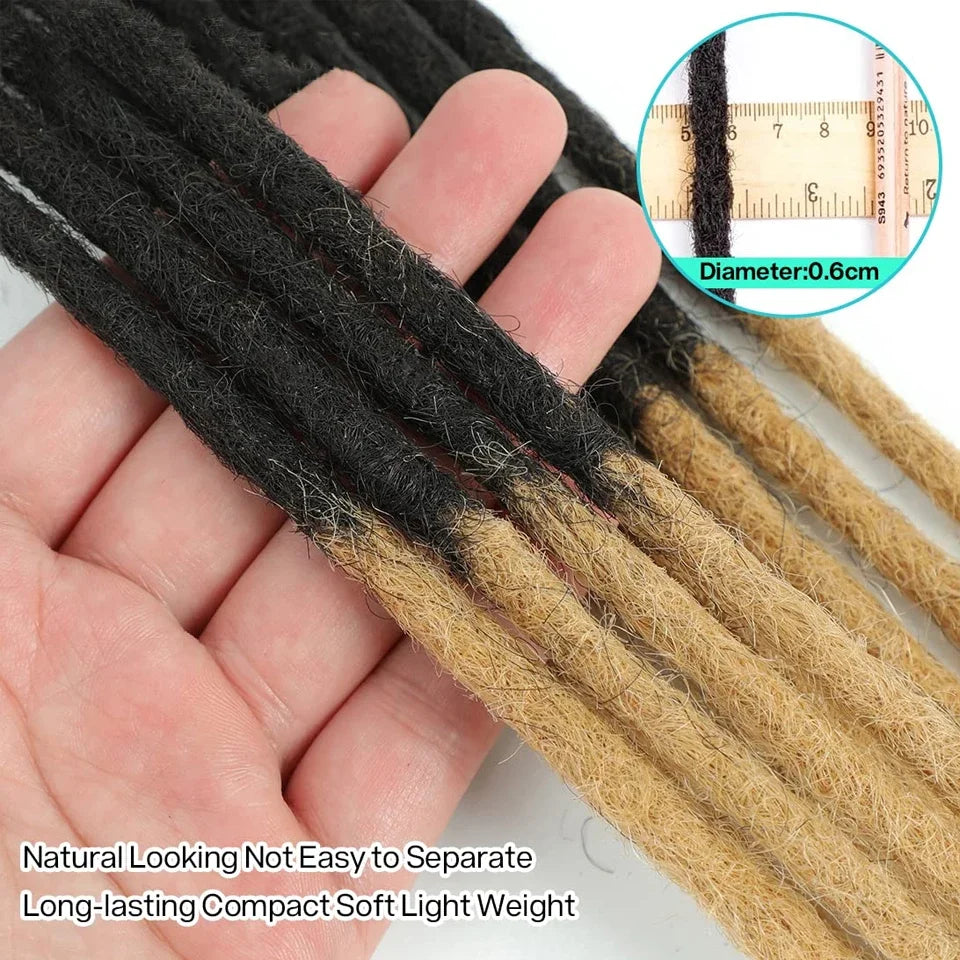 Human Hair Dreadlocks Loc Extensions Kinky Straight Wholesale Crochet Braids Remy Hair Extensions 10 20 40 60 Strands