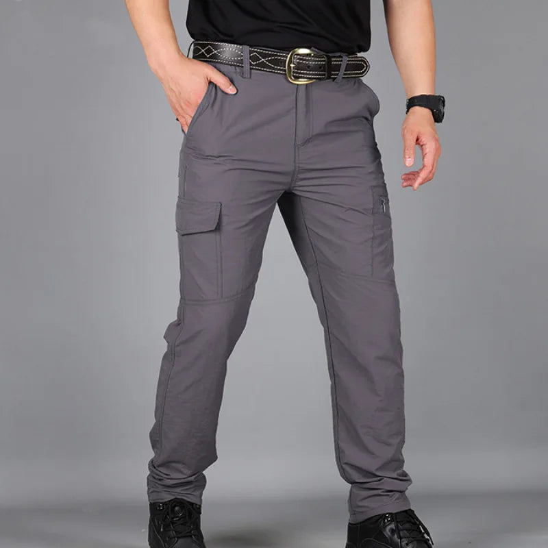 Men's Cargo Pants Army Military Tactical Pants Streetwear Jogger Trekking Hiking Mountain Work Tourism Trousers Slim Fit