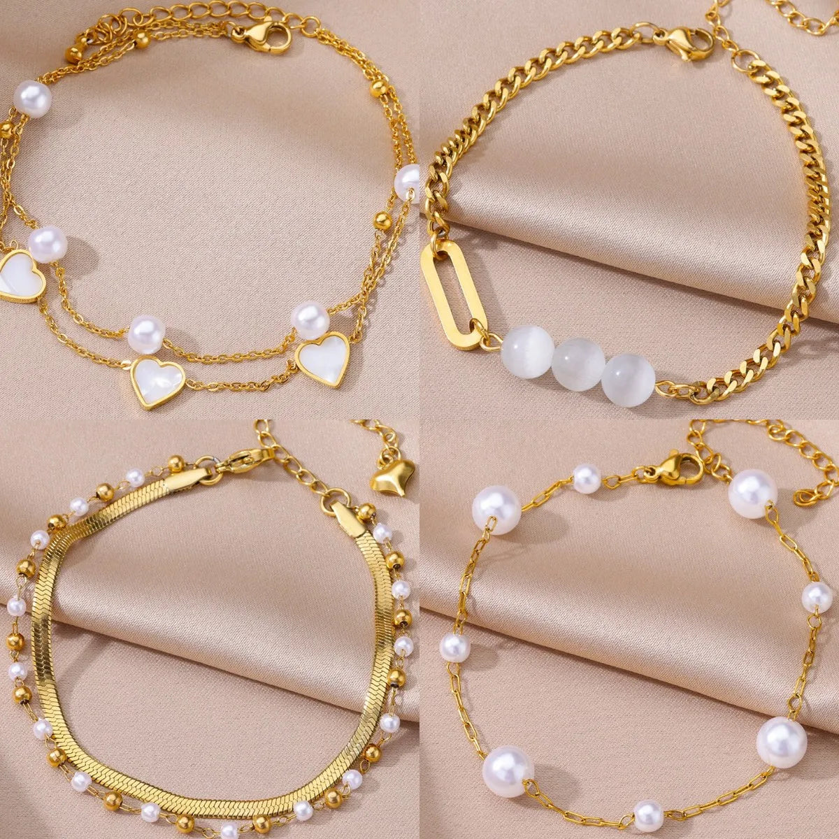 Bracelet de Cheville Femme Été | Chaîne Acier Inoxydable | Accessoires Plage | Bijou Pied Élégant
