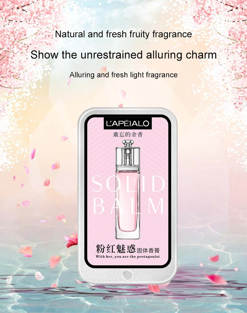 Woman Body Pheromone Perfume Solid Balm Long Lasting Fragrance Light Fragrance Portable Solid Perfume Balm