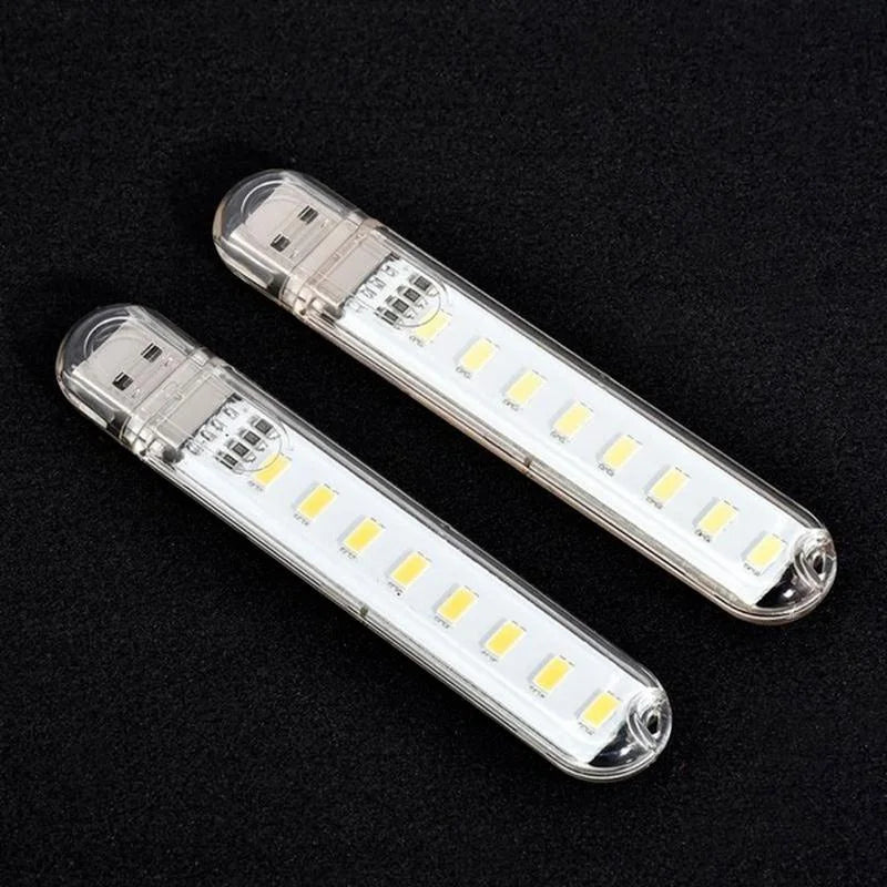1 Pcs 8 LED Mini Portable USB Lamp DC 5V Camping USB Lighting for PC Laptop Mobile Power Bank Gadget