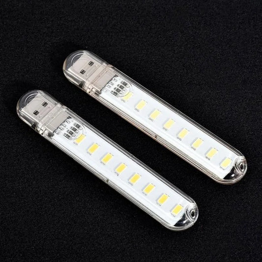 1 Pcs 8 LED Mini Portable USB Lamp DC 5V Camping USB Lighting for PC Laptop Mobile Power Bank Gadget