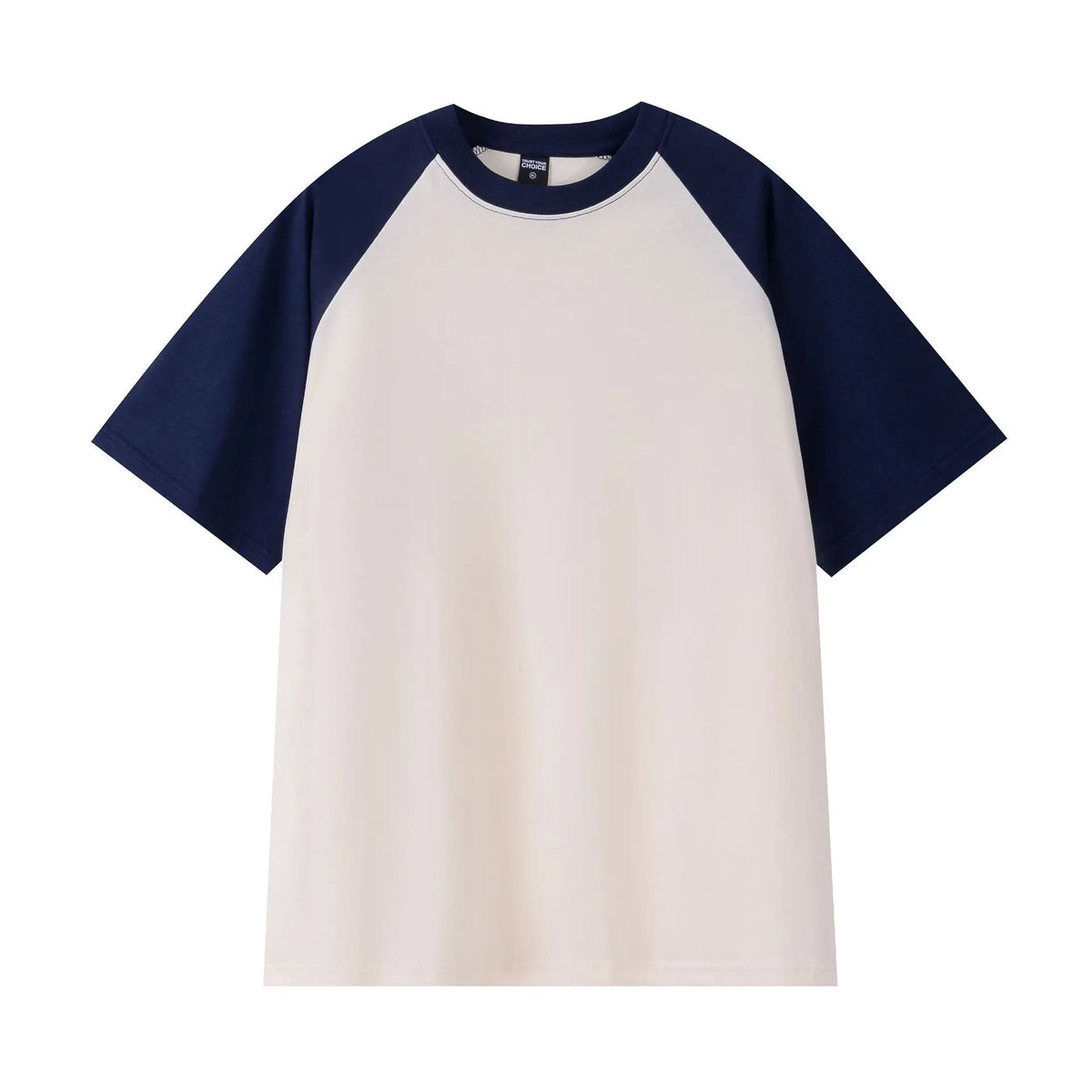 T-Shirt Homme Oversize Heavy | 240g Coton Pur | Manches Courtes | Bicolore | Casual Loose