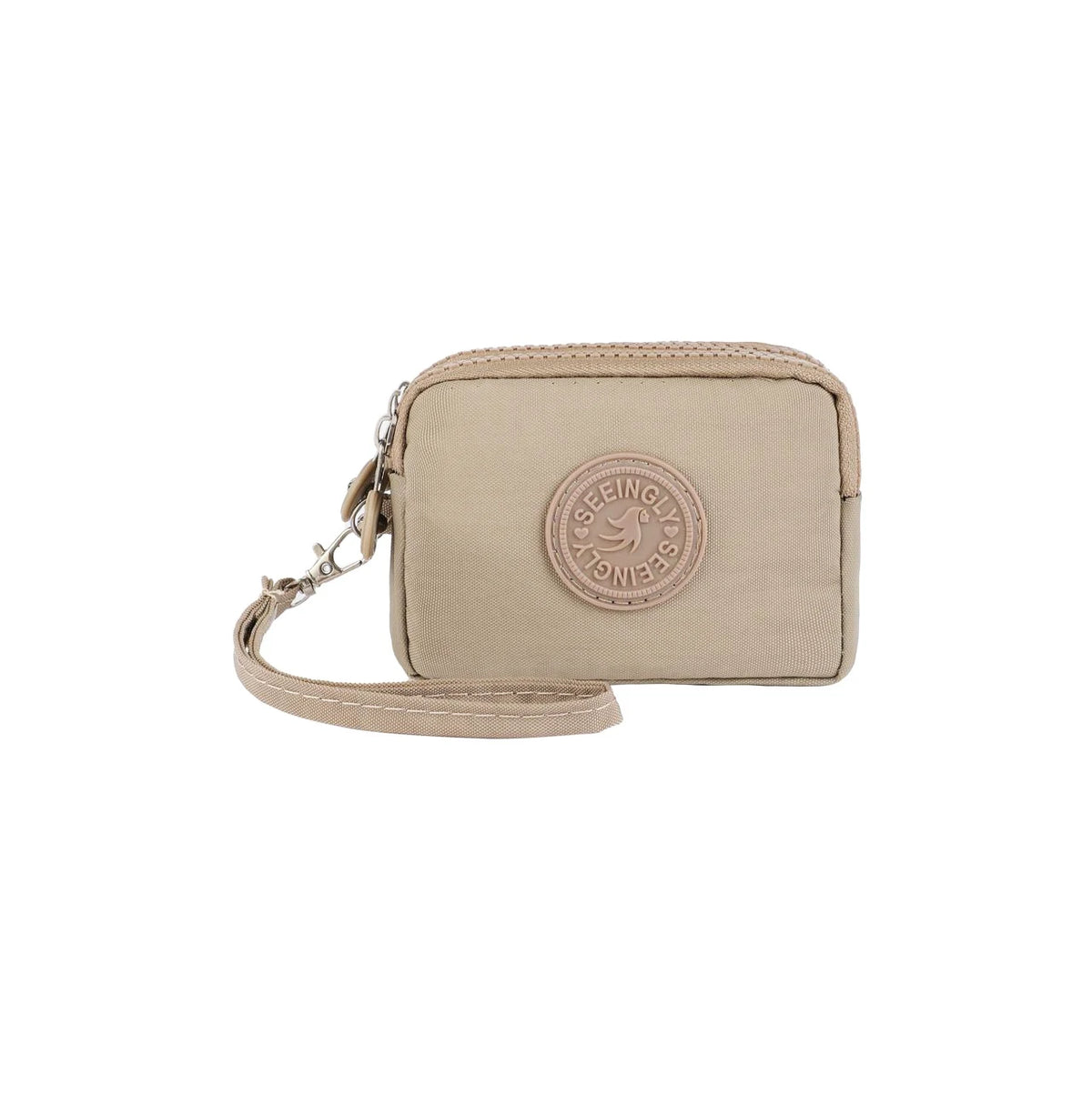 Women Three Layer Wallets Nylon Coin Purse New Korean Large Capacity Portable Oxford Cloth Coin Wallet Waterproof Portable