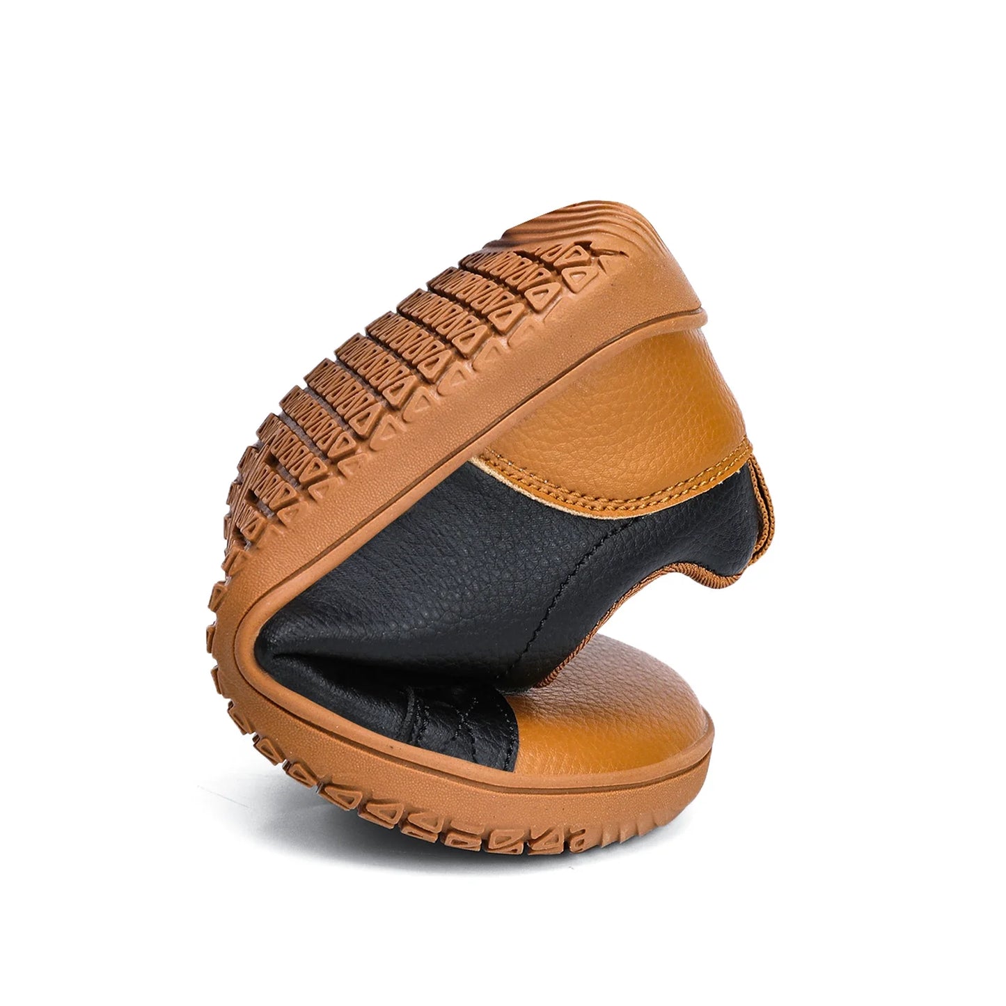 Kids Barefoot Shoes Boys Girls Wide Toe Minimalist Fashion Sneakers Lightweight Hook Loop Artificial Leather Walking Flats