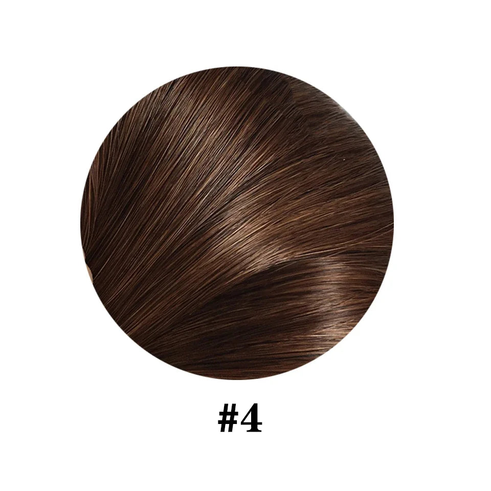 Extensions à Clips Cheveux Humains | Noir Naturel | 18 Clips | 8 Pièces | Volume Complet | Femme