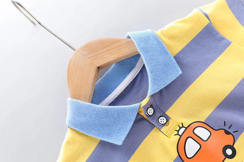 Ensemble Polo & Short Jean Garçon | Haute Qualité | 2 Pièces Été | Mode Enfant & Fille