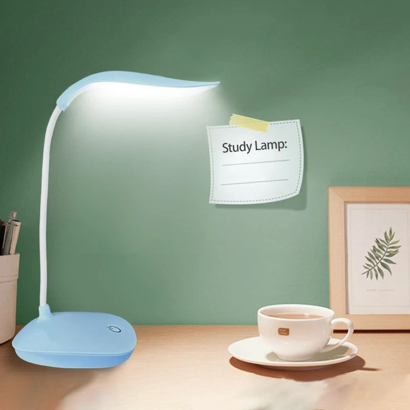 Lampe de Bureau LED de Lecture Portable | Charge USB | Tactile Dimmable | Protection des Yeux | Bureau & Chambre