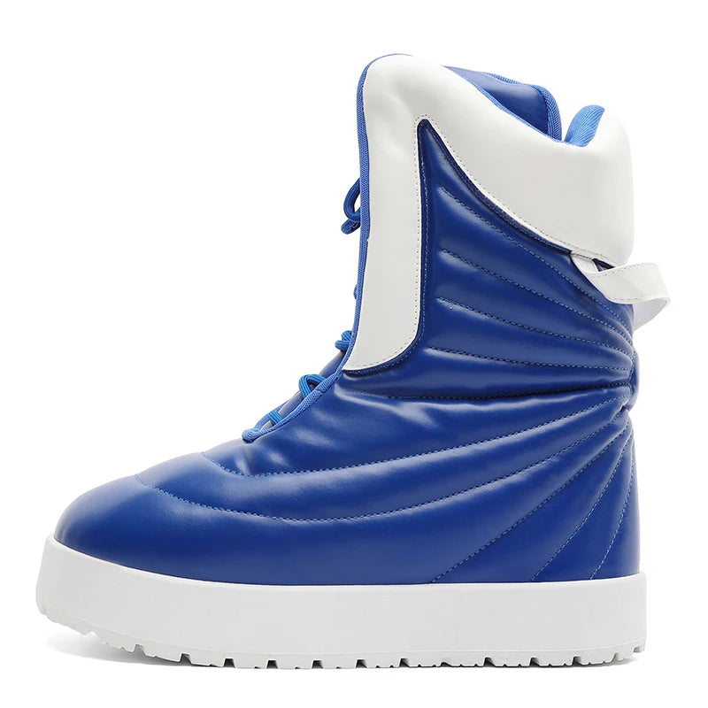 Chaussures Hiver Homme 2025 | Pantoufles Chaudes Imperméables | Peluche Antidérapant | Sneakers Neige