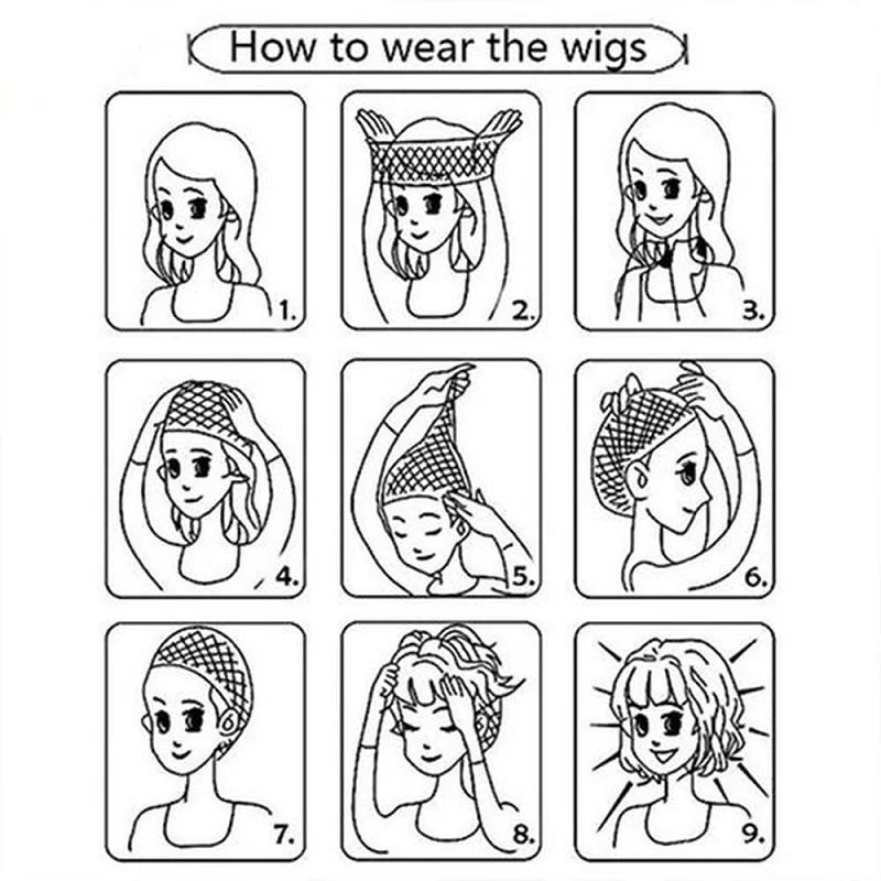 Perruque synthétique courte à fausses locks bouclées