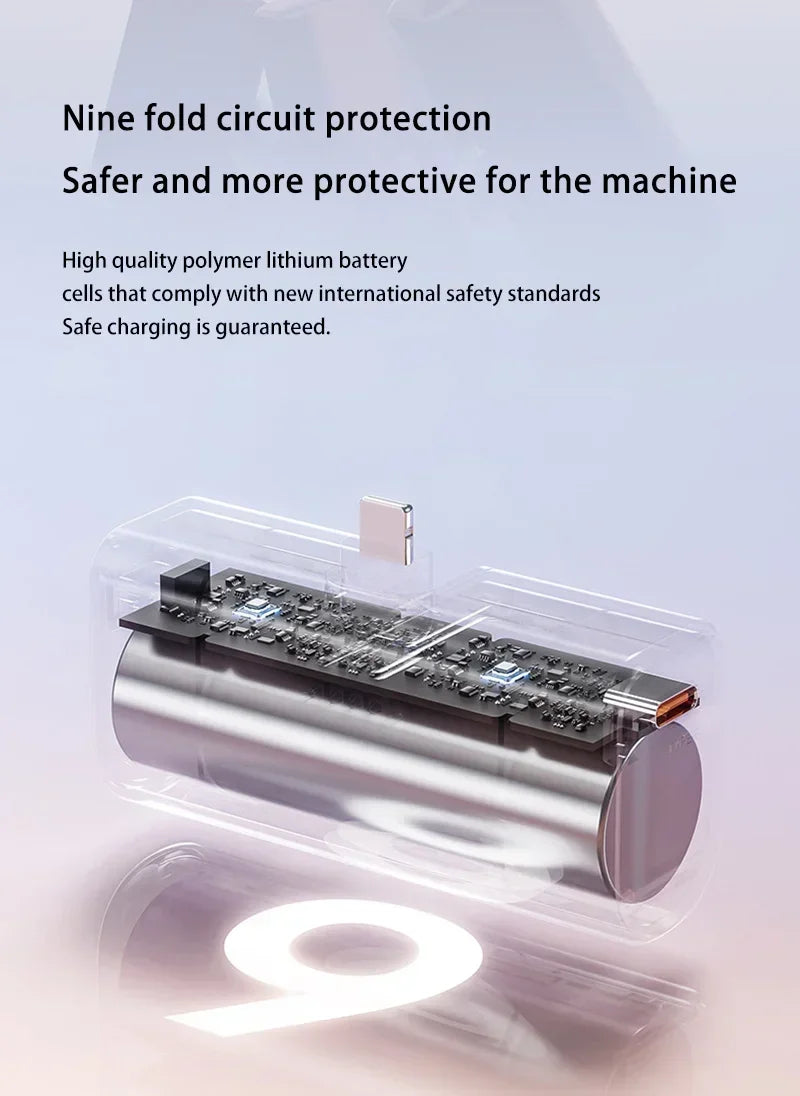 Lenovo 22.5W Fast Charging 500000mAh Mini Portable Charger USB-C Power Bank Suitable For iPhone 16/15 Series And Android Devices