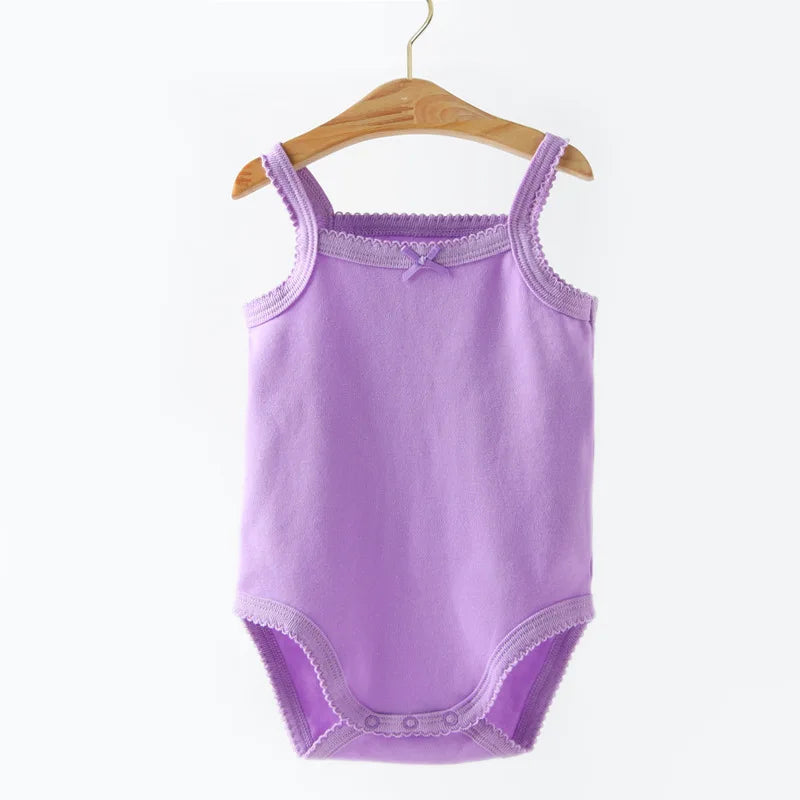 Body Bébé Fille | Sans Manches | Romper Coton | Combinaison Été | Nouveau-Né & Tout-Petits (v2)
