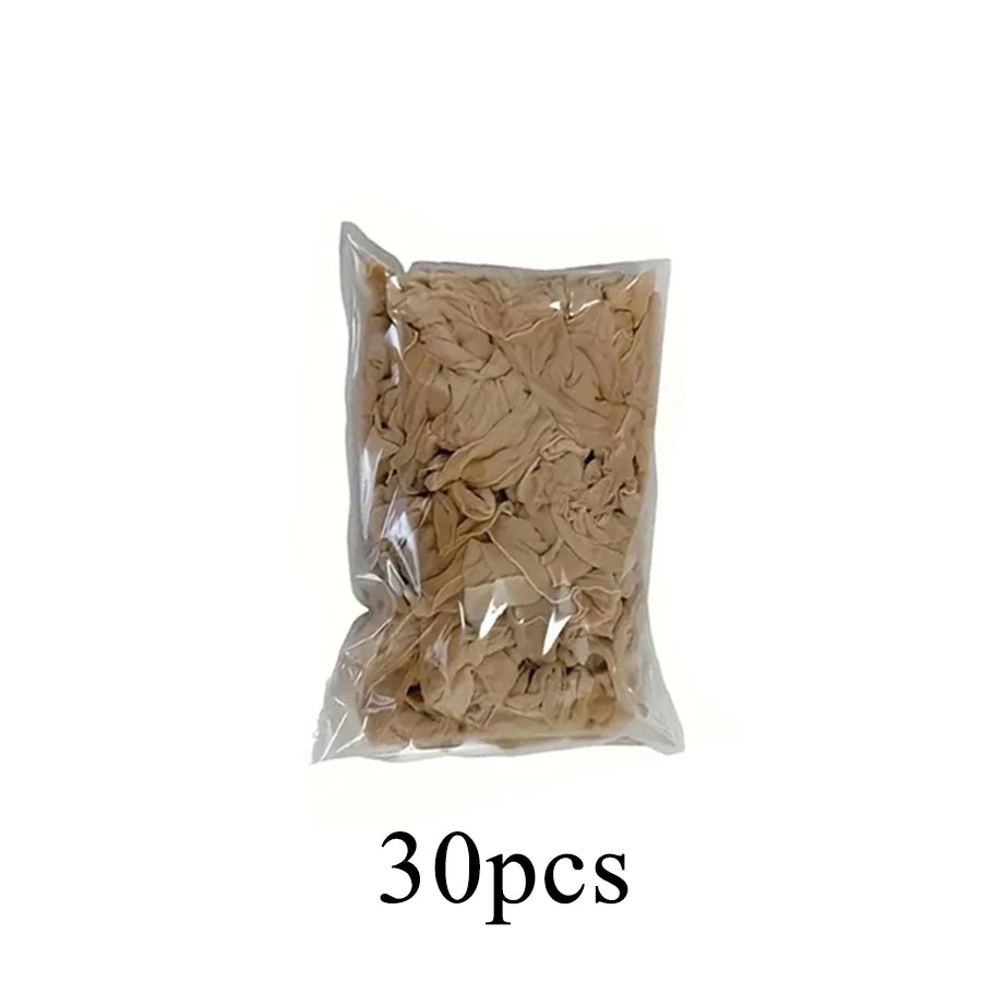 100Pcs HD Wig Caps High Quality Transparent HD Hair Nets Weave Nylon Stretchy Lace Front Wig Cap for Women Men Light Brown