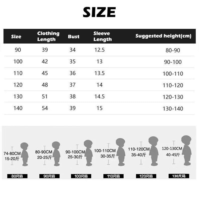 T-Shirt Été Enfant Imprimé Cartoon | Pull Fille & Garçon | Mode 3-8 Ans