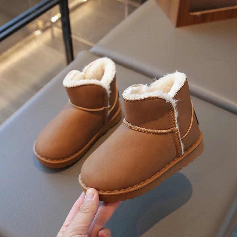 Bottes de Neige Thermiques Enfant | Peluche Épaisse | Antidérapantes | Automne Hiver 2025 Garçon Fille