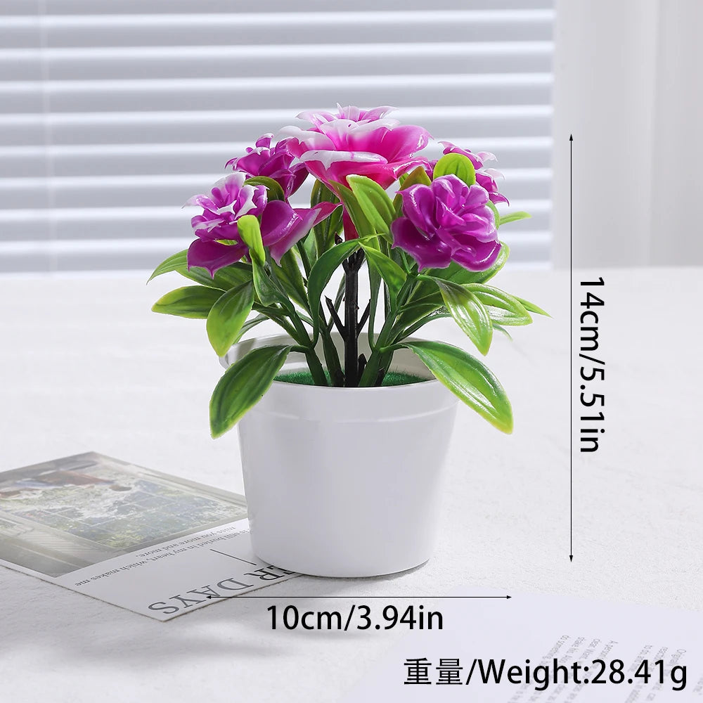 Bonsaï Simulé Pot | Faux Fleurs | Décoration Mariage, Maison & Cadeau Pendaison de Crémaillère