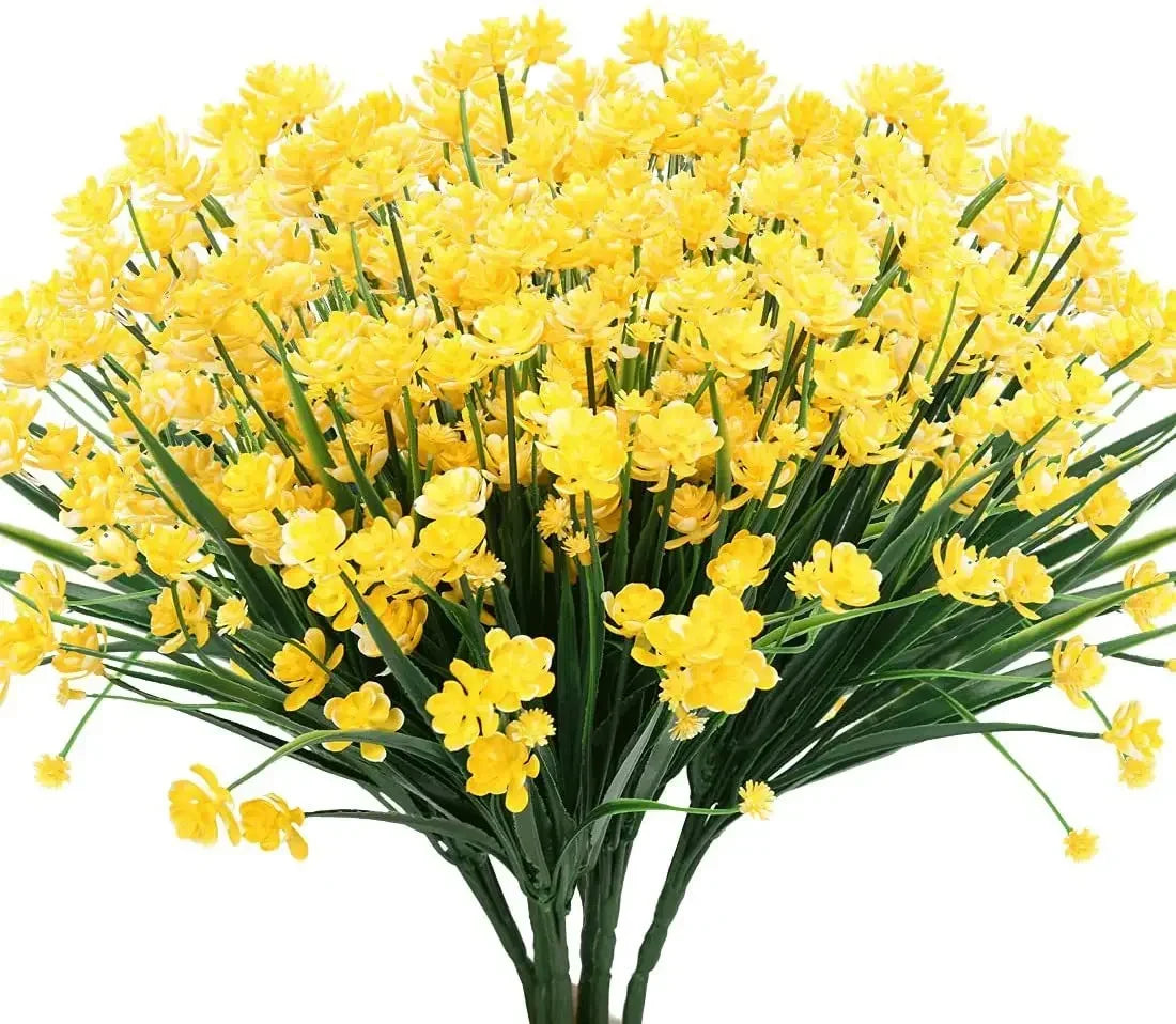 Plantes Artificielles Extérieur Résistant UV | Arbustes Plastique | Décor Intérieur & Extérieur