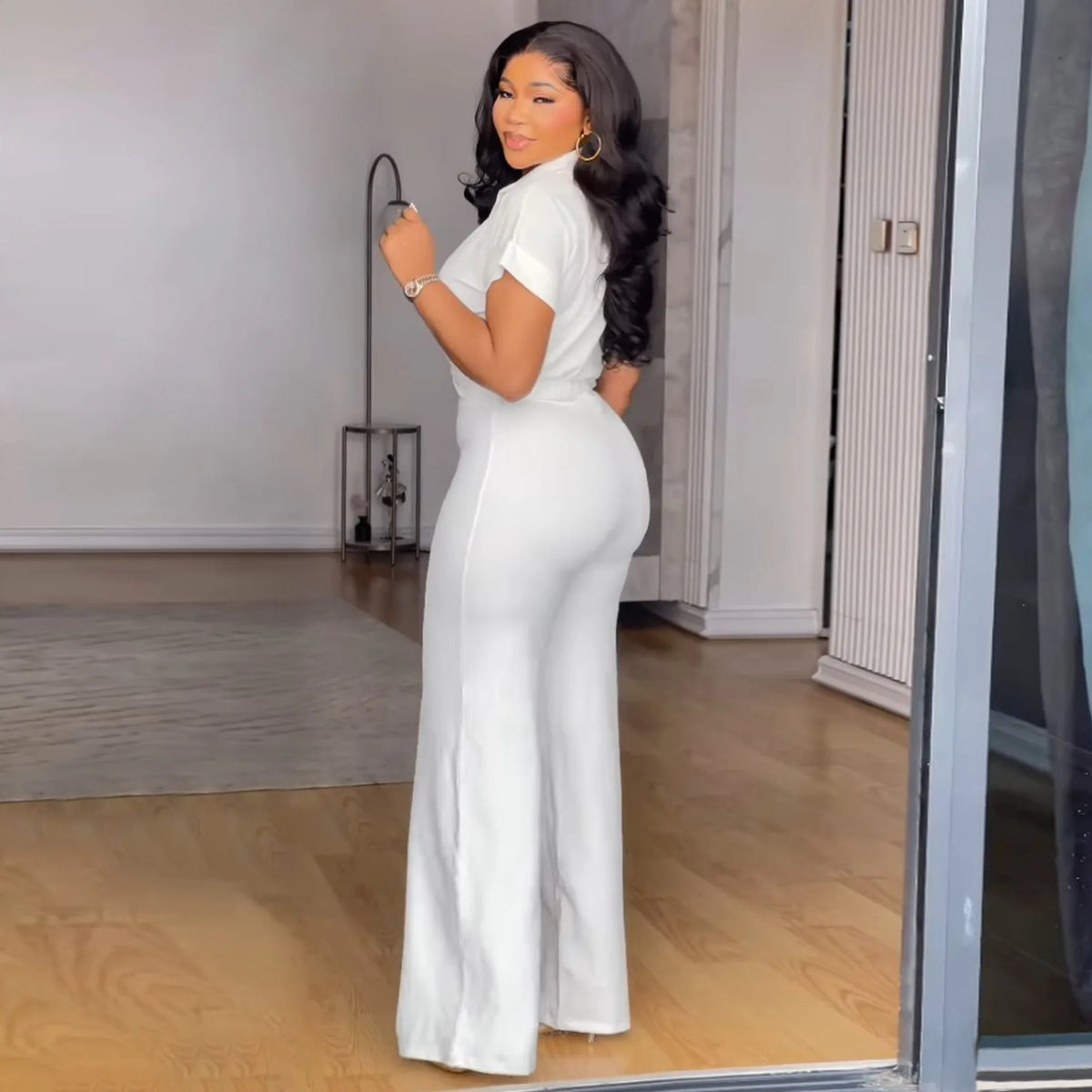 2 Piece Women Sets 2025 New Arrival Plus Size Summer Matching Sets Print Two Pieces Sets Top Pants Suits Outfits Clothing