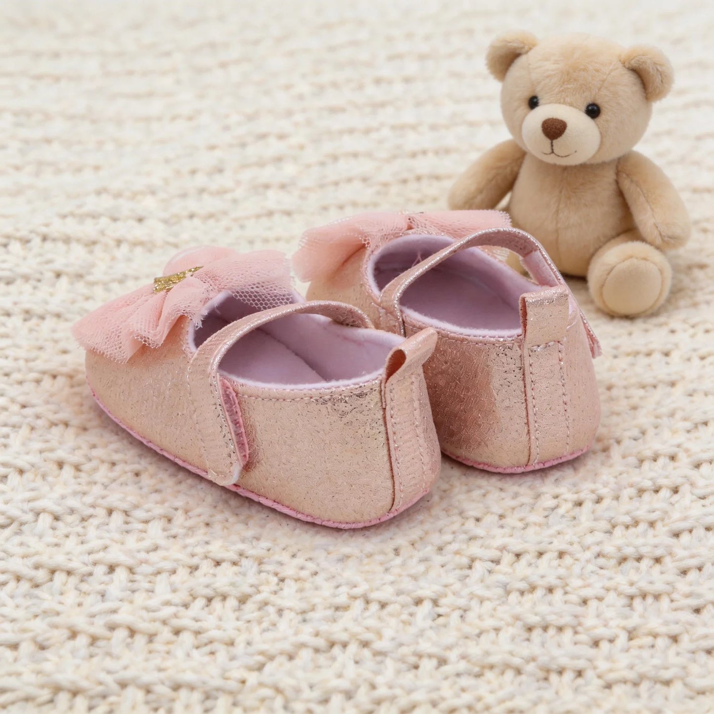 Baby Step Shoes Baby's First Pair of Toddler Shoes Baby Shoes Breathable Non-slip Girls Fashion Shoes Princess Lace Style