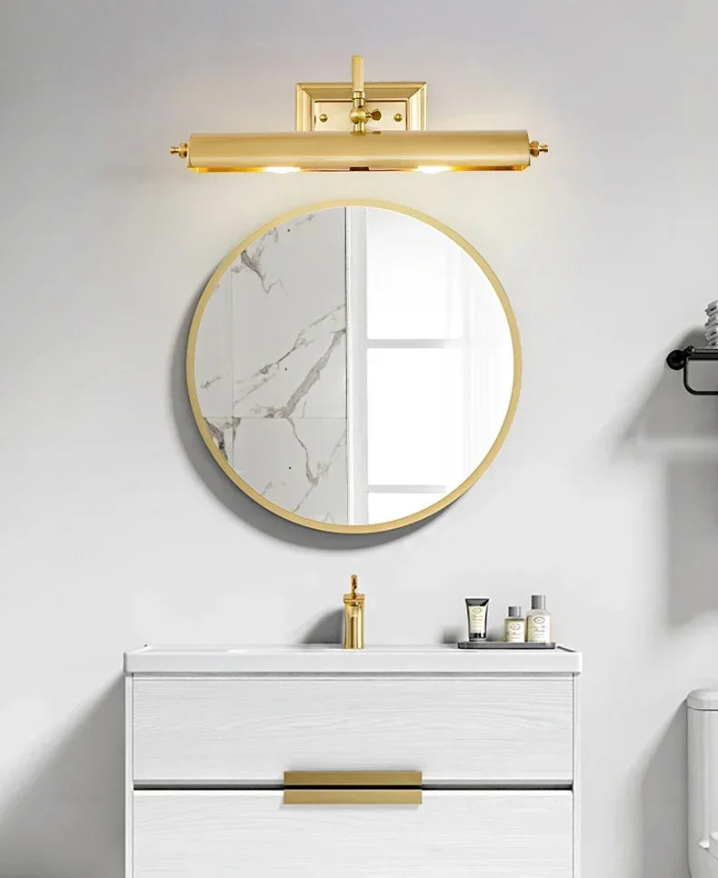 Applique Murale LED Rétro | Lumière Miroir Salle de Bain & Coiffeuse | Fer Forgé | E14