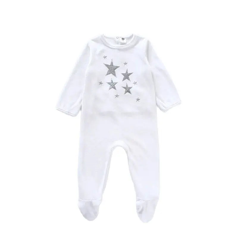 Baby bodysuit pajamas, kids clothes, long-sleeved children's clothing, newborn baby overalls, children's boy and girl clothes, baby pajamas