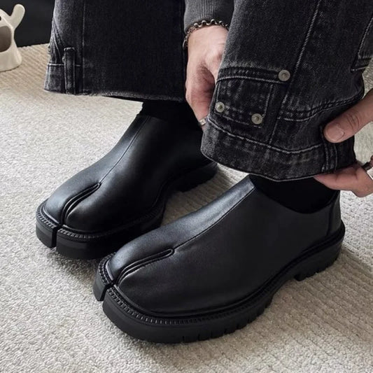 2025 Chunky Platform Tabi Loafers Women Luxury Designer Split Toe 35-45 Unisex Concise Fashion Flat Slip-on Pig Trotter Shoes