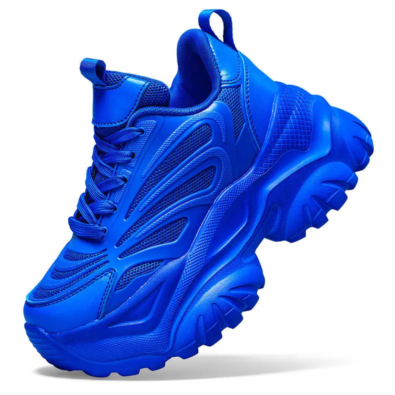 Sneakers Chunky Femme Tendance | Semelle Plateforme Respirante | Rehaussante | Printemps-Automne