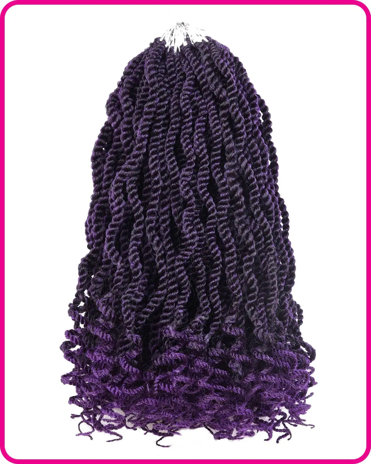 Tresses Crochet Senegalese Twist Ondulées | 12 Pouces | Synthétique | Extensions Femme
