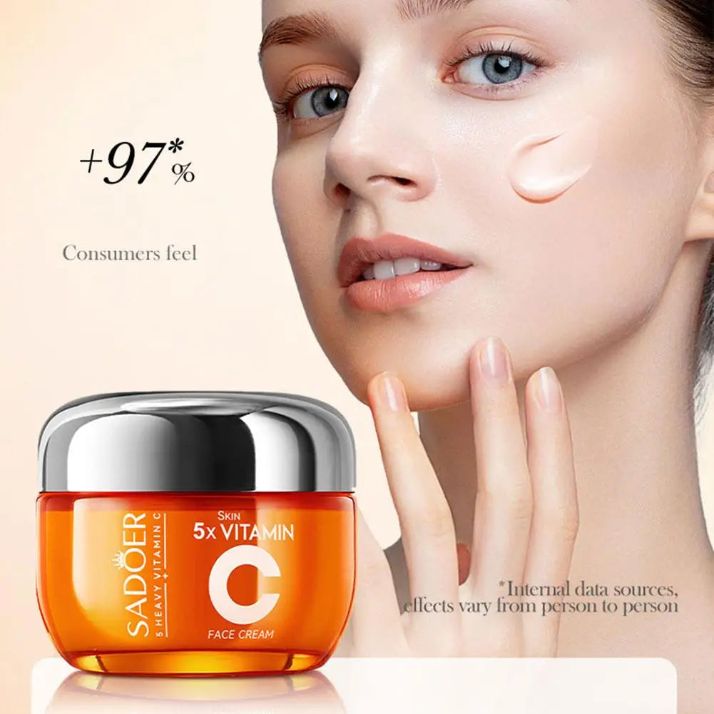 Vitamin C Moisturizing Brightening Skincare Set Revitalizing Skin Serum Firming&lifting Repair Essence Cream Korean Skincare