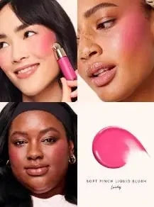 Rare Beauty Soft Pinch Matte Bouncy Cushiony Cream-to-powder Blush Airy and Lightweight Pinch Liquid Blush Natural Makeup Look
