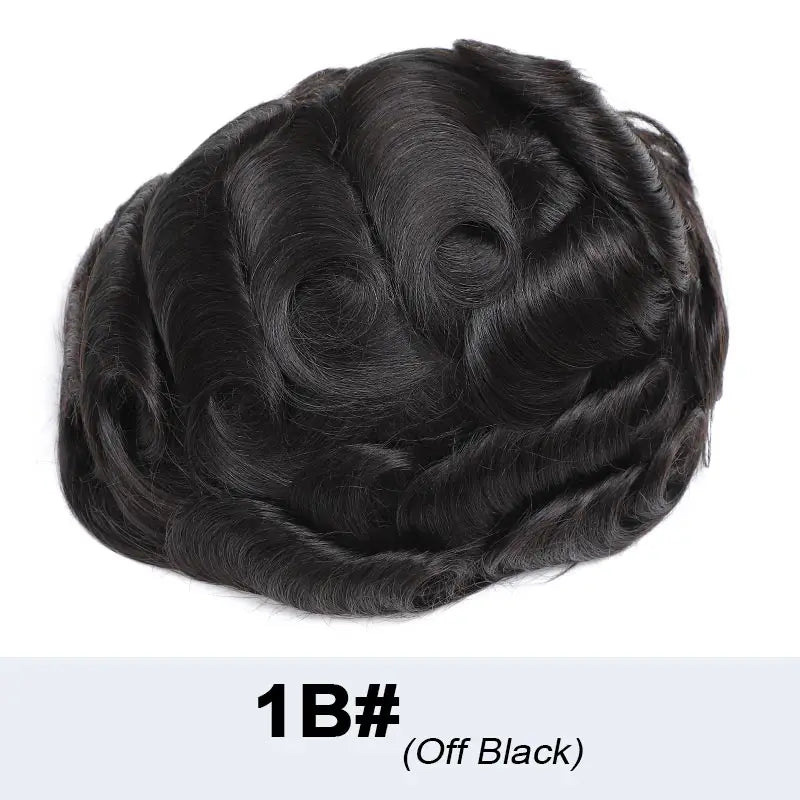 Perruque Tresses Twist Homme Indétectable | Prothèse Capillaire Crochet | Peau | Hair System | Homme Noir