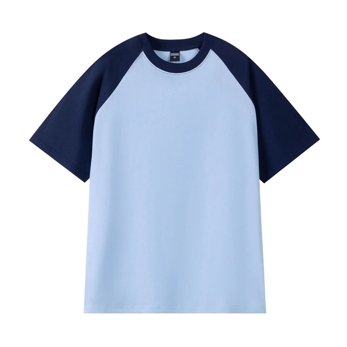 T-Shirt Homme Oversize Heavy | 240g Coton Pur | Manches Courtes | Bicolore | Casual Loose